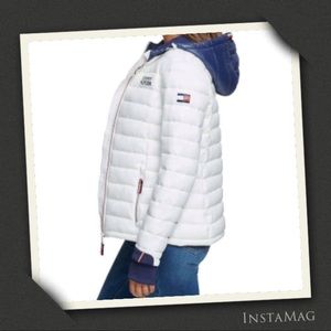 Tommy Hilfiger White Puffer Jacket